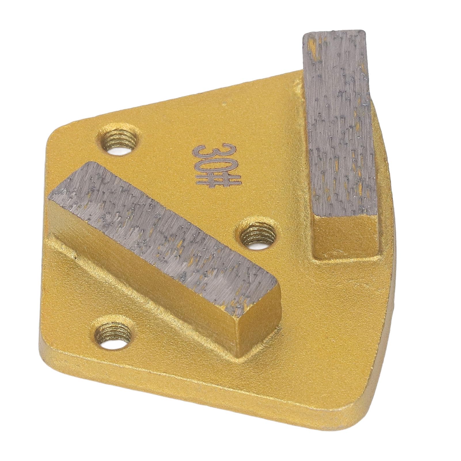 Disque de Meulage Trapézoïdal, Faible Bruit 3 Pcs 30 Grit Meulage Chaussures 2 Longues Dents pour Béton
