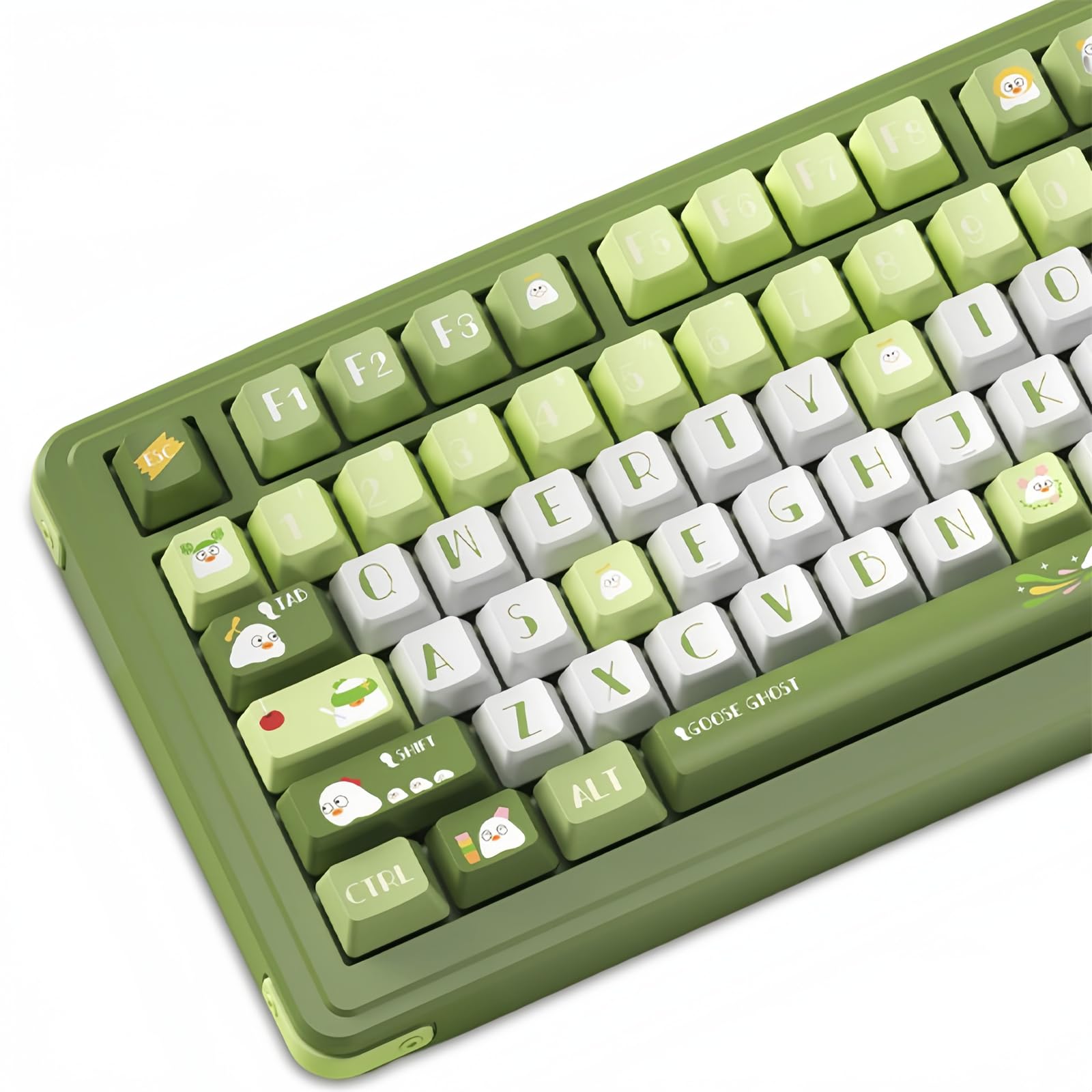 キーボード Maxkey Lime Keycap Set MAXKEY Lime SA Profile Doubleshot ABS Keycaps Set