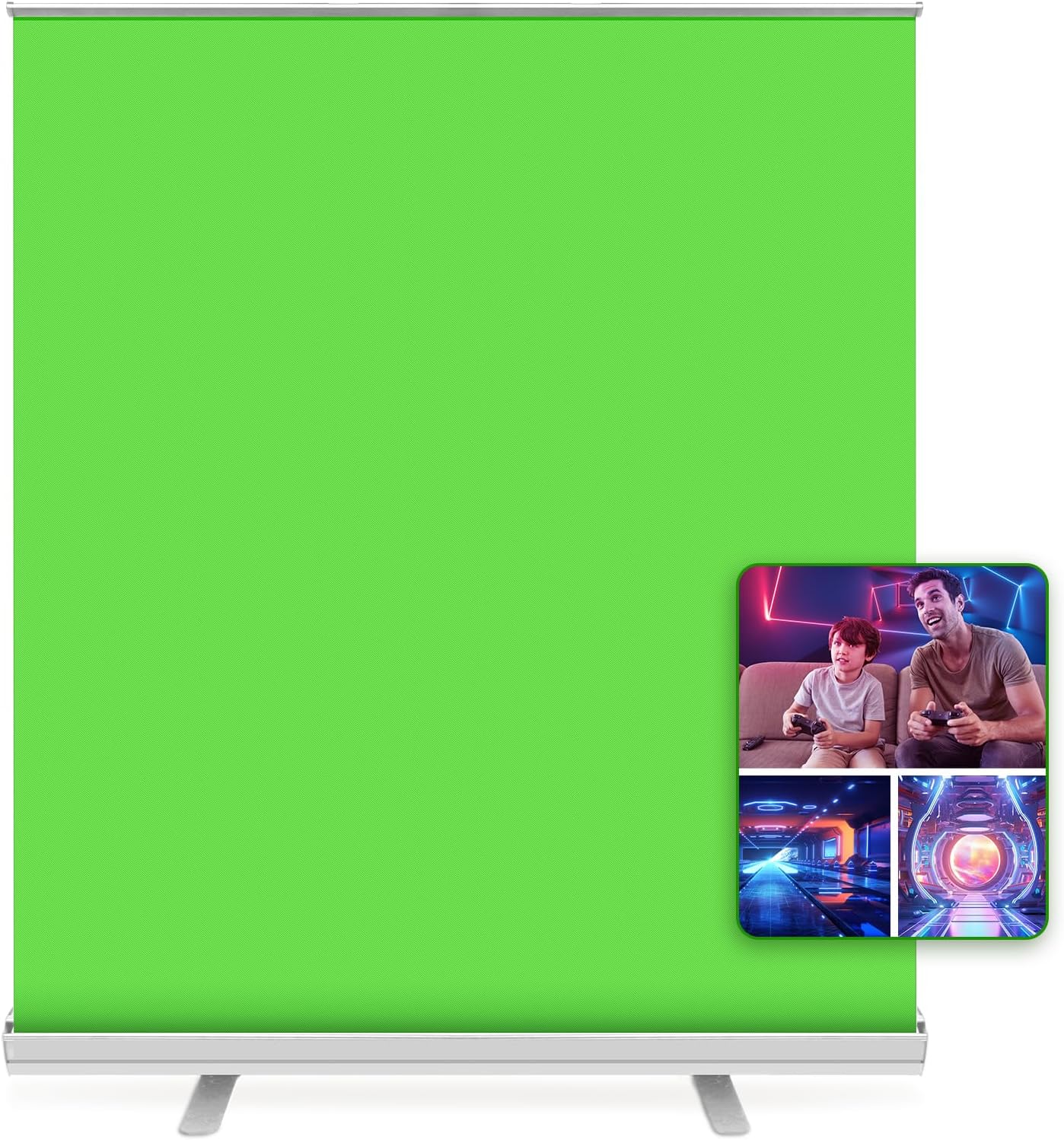 Écran vert (110 cm) Arrièreplan Chromakey
