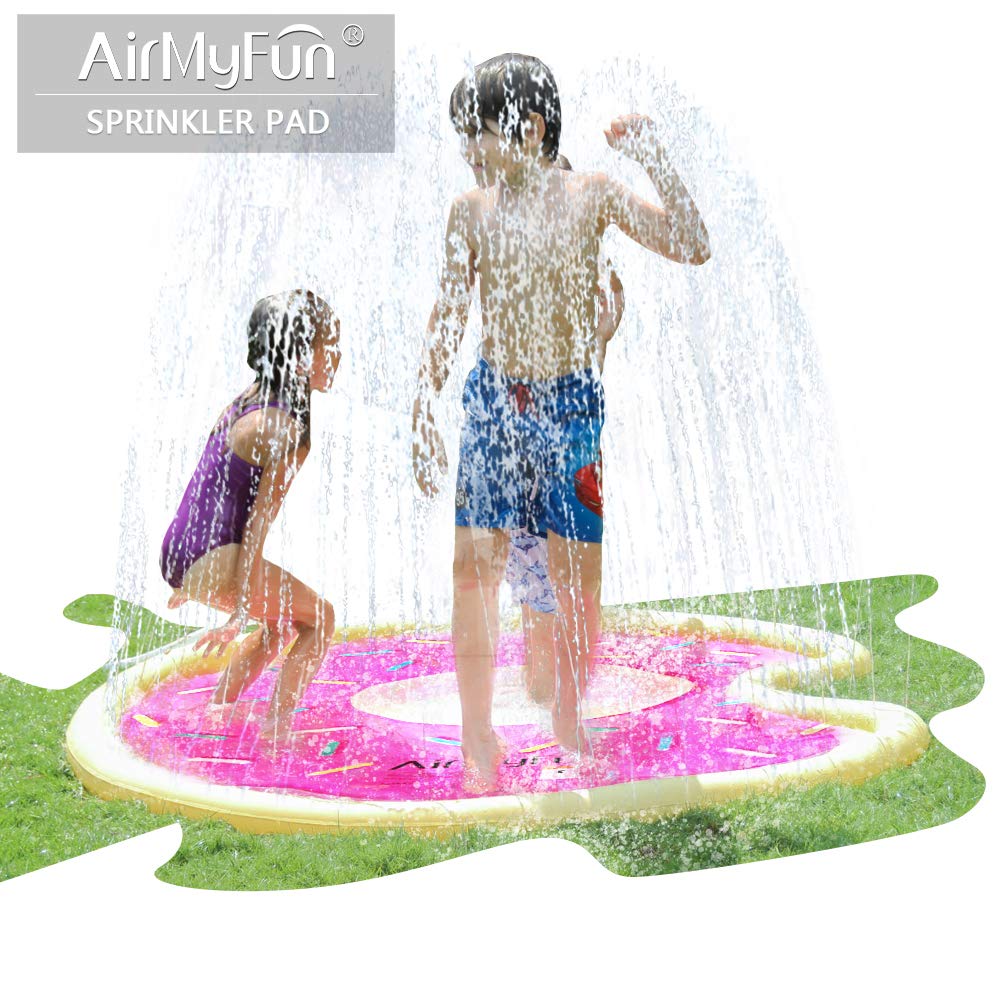 Buy AirMyFun Sprinkler Pad for Kids, Donut Shape Splash Play Mat