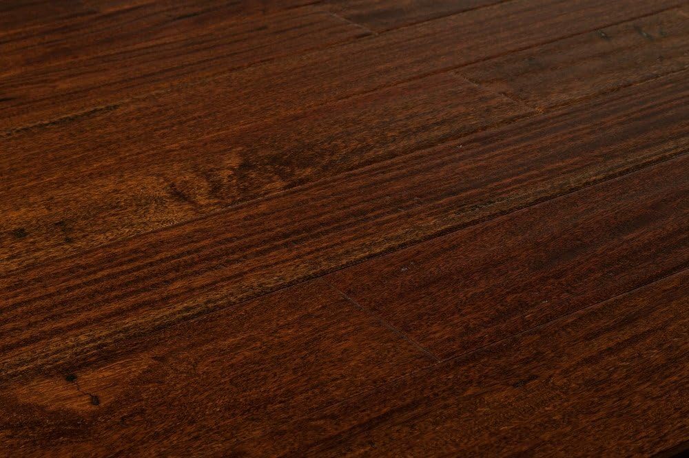 AMERIQUE 691322305722 Natural 19.8SQFT Prefinished Solid Exotic Chesnut Hardwood Flooring 4-3/4"X3/4" XRL, Premium Grade, Coverage Per Carton, 19 Square Feet - - 