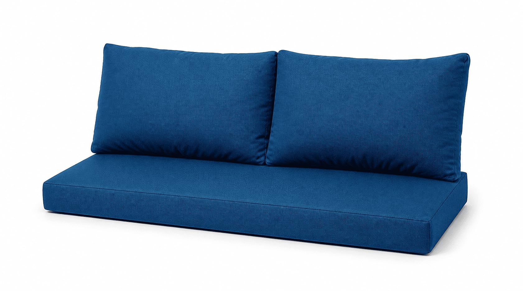 Euro Pallet Furniture Cushions Set, Royal Blue, Complete Set 5cm