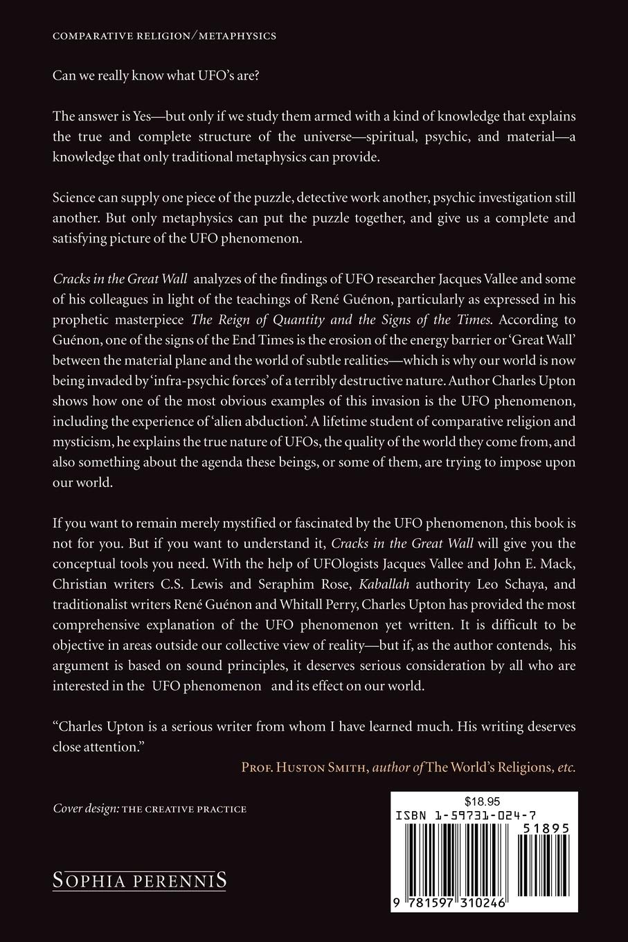 Cracks in the Great Wall: The UFO Phenomenon and Traditional Metaphysics