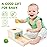 Adena Montessori Wooden Toy for 6-12 Month Baby 3 Balls with Tray, Object Permanence Box Colorful Learning Education Toy for Toddler Kid 1-2 Year Old, Preschool Developmental Girl and Boy Gift