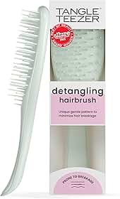 Tangle Teezer - Escova de cabelo desembaraçadora The Ultimate Detangler Extra Gentle para todas texturas capilares fragilizadas. Cor: Verde