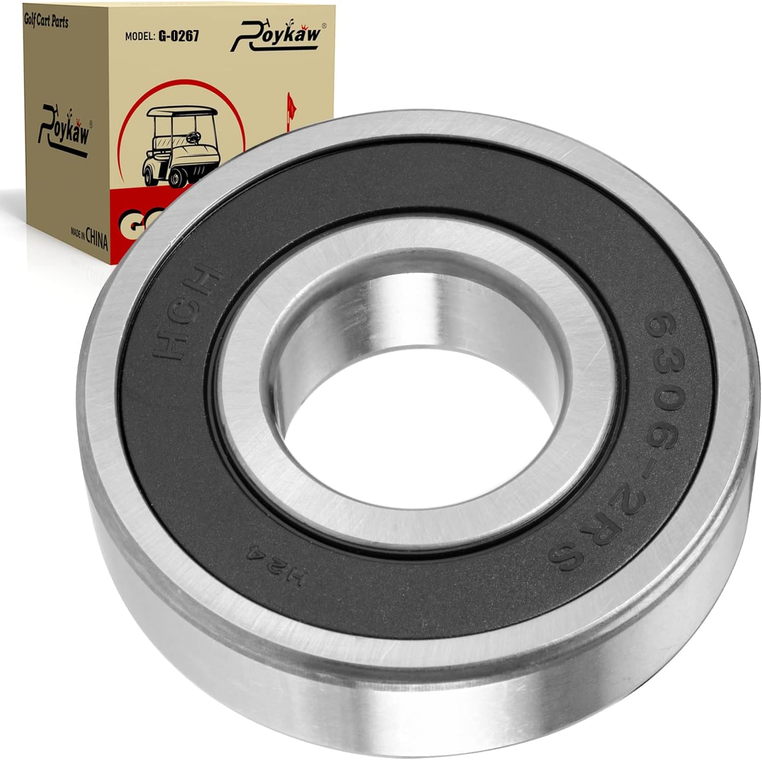 Roykaw G29/Drive Rear Axle Bearing Compatible with Yamaha Gas and Electric Golf Cart, Replaces OEM # JW1-F2176-00-00