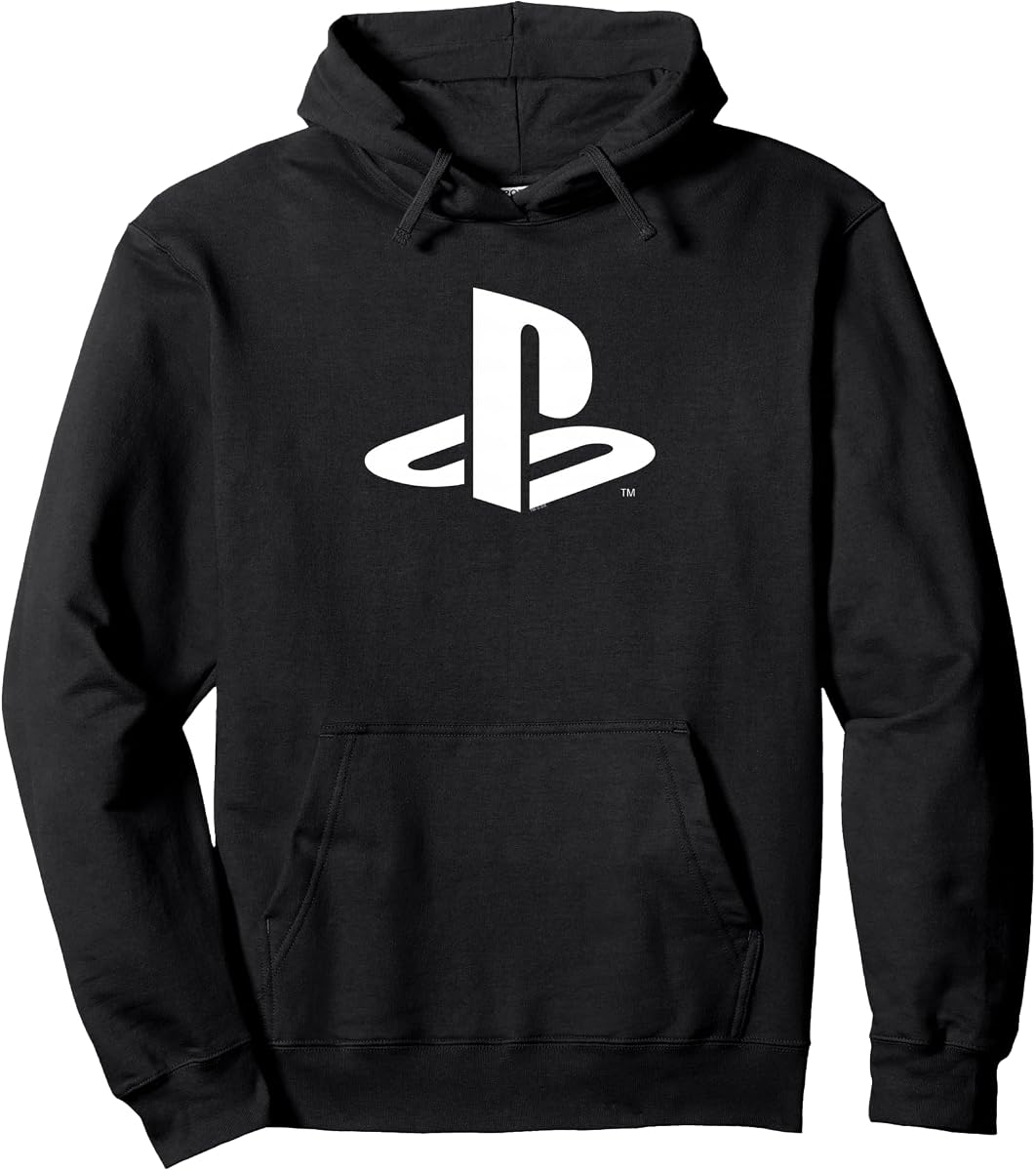 Videojuego PlayStation Modern White Logo Sudadera con capucha