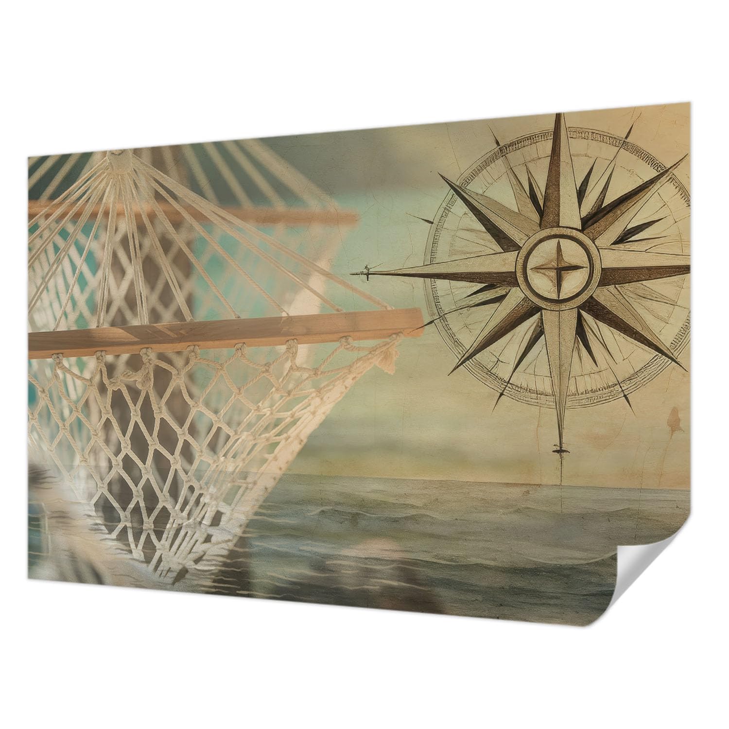 Décor mural adhésif haute qualité 152x104 cm Tulup résistant aux taches