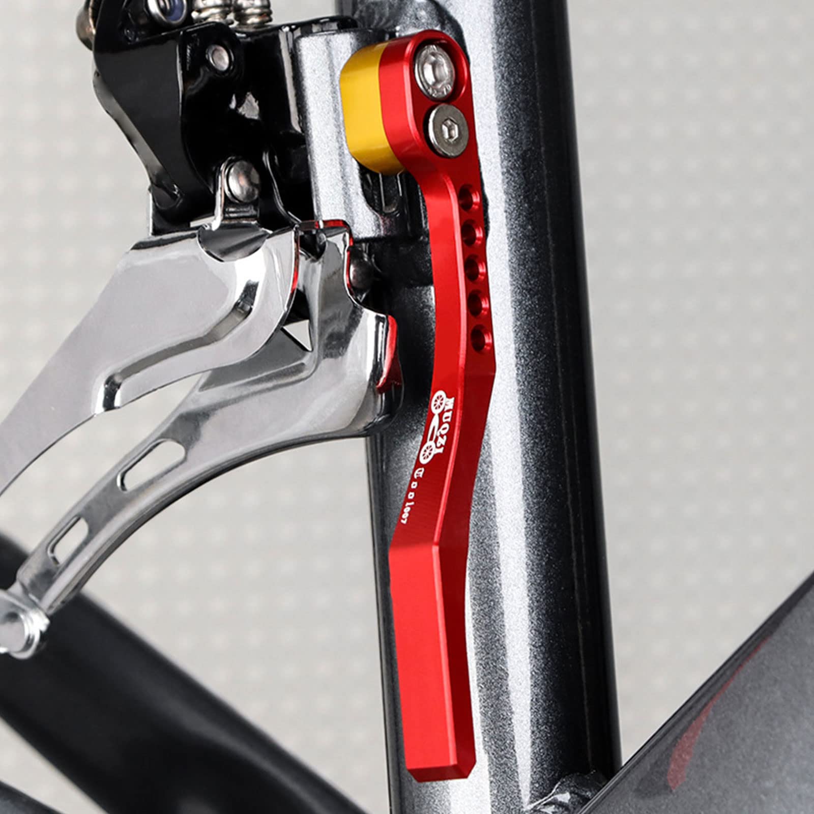 HUANGENG Fahrradkettenführung, Kettenschutz, Tropfenfänger, Kettenfänger, Aluminiumlegierung, Kettenabweiser Sport & Freizeit