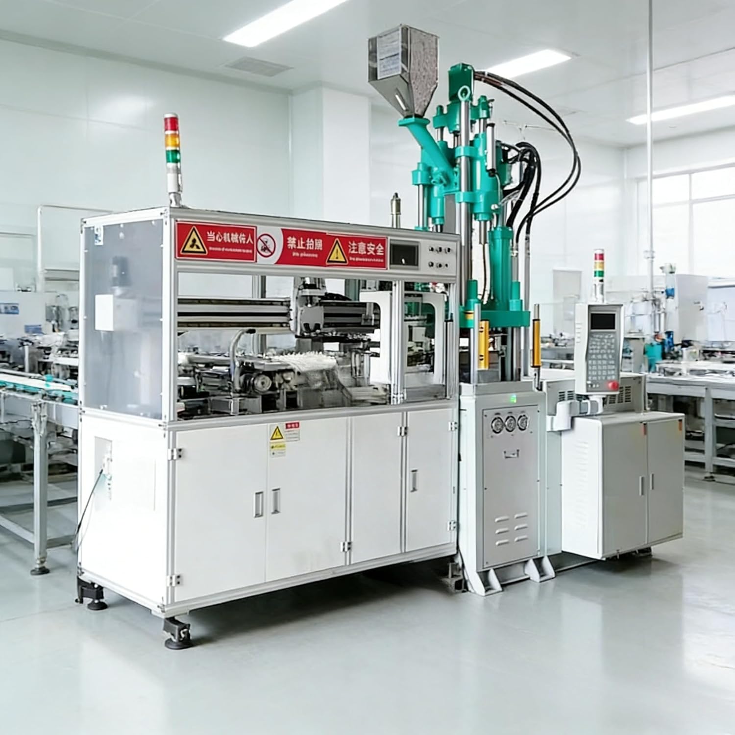 Dental Floss Stick Making Machine Fully Automatic Plastic Injection Flosser Manufacturing Equipment