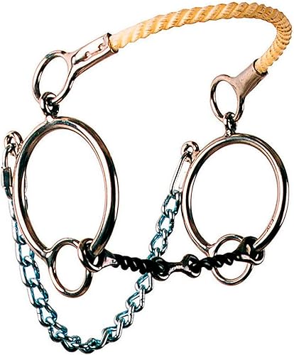 Miniatura 2 de Reinsman 903 Anillo Combinación Cuerda Nariz Hackamore; Etapa E