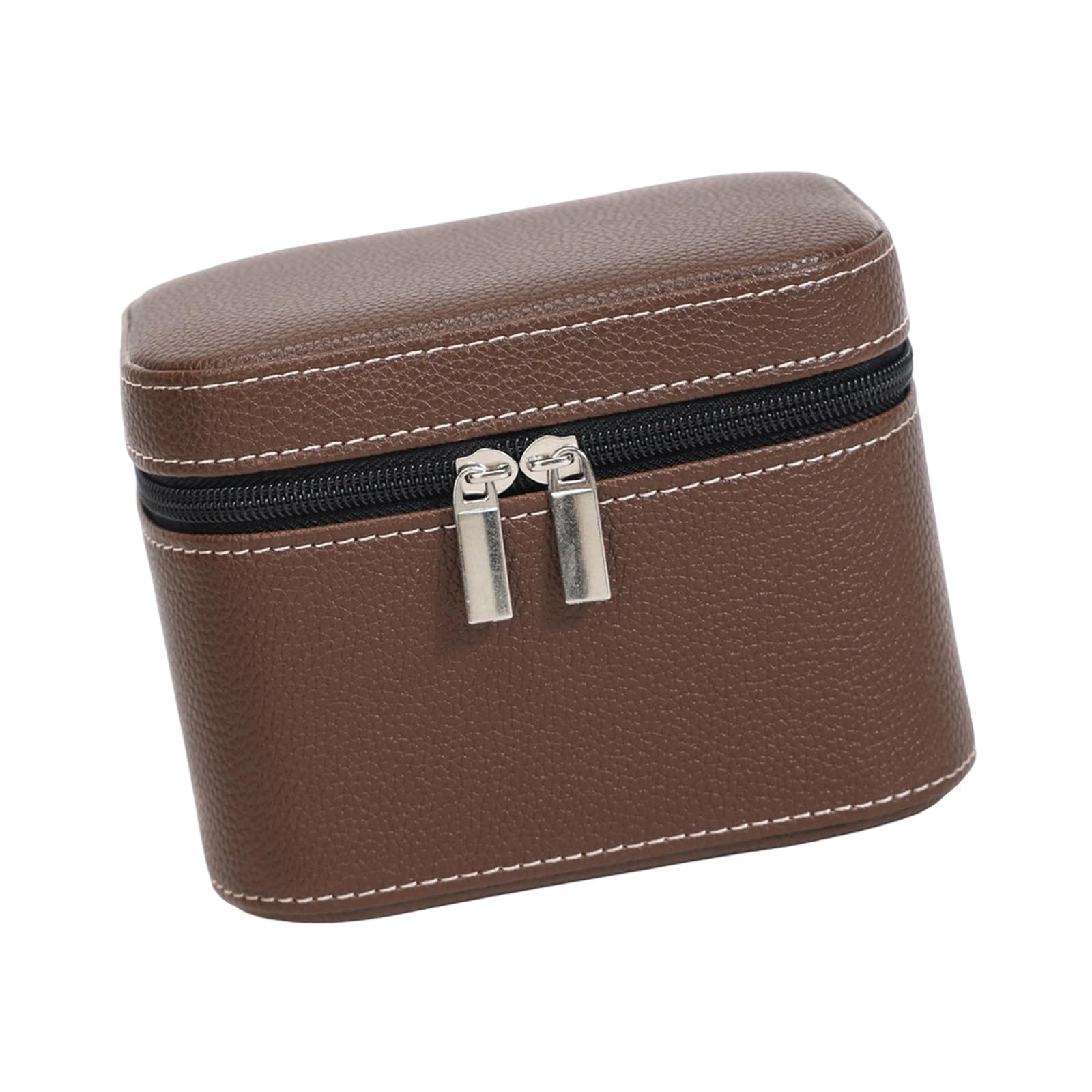Kalttoy Women's Brown Protective Jewelry Organiser For Bracelets Soft Lining And Compartmentalized Storage Solution For Bangle Waterproof Jewelry Organiser