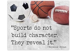 Motivational Sports Quotes Wall Art Decor