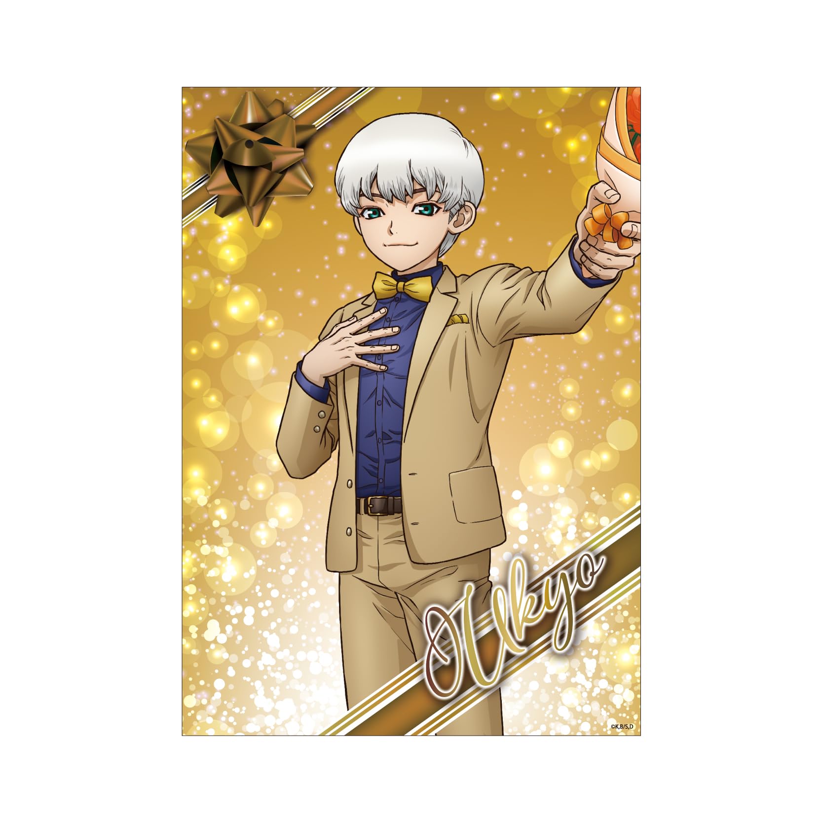 Dr.STONE 西園寺 羽京 予約】Dr.STONE アクリルフィギュアスタンド カラースーツver. 西園寺