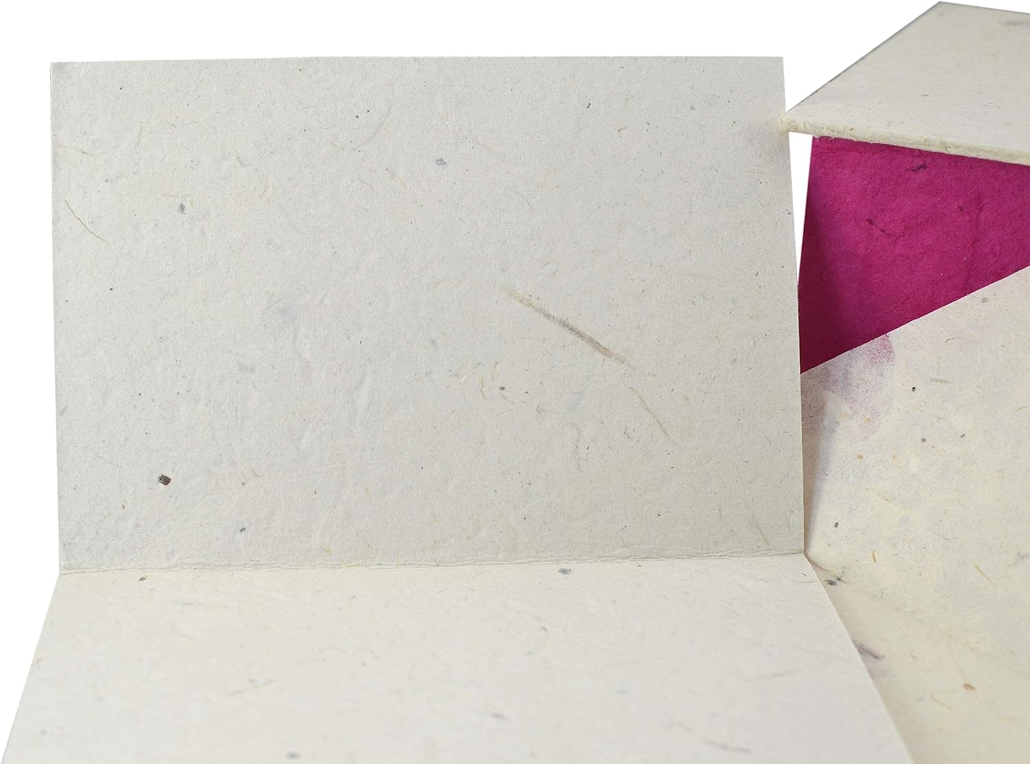 Kathmandu Valley Co. Nepali Cherish Greeting Card & Envelope Deluxe Box Set with Handmade Lokta Paper from Nepal, 25 Cards (Bougainvillea)