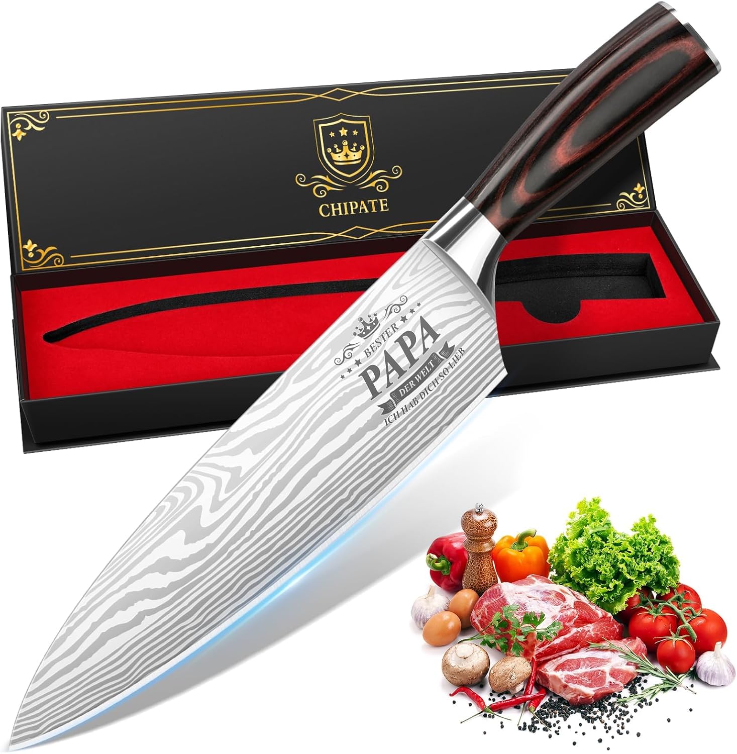 Chipate Papa-Geschenk Küchenmesser