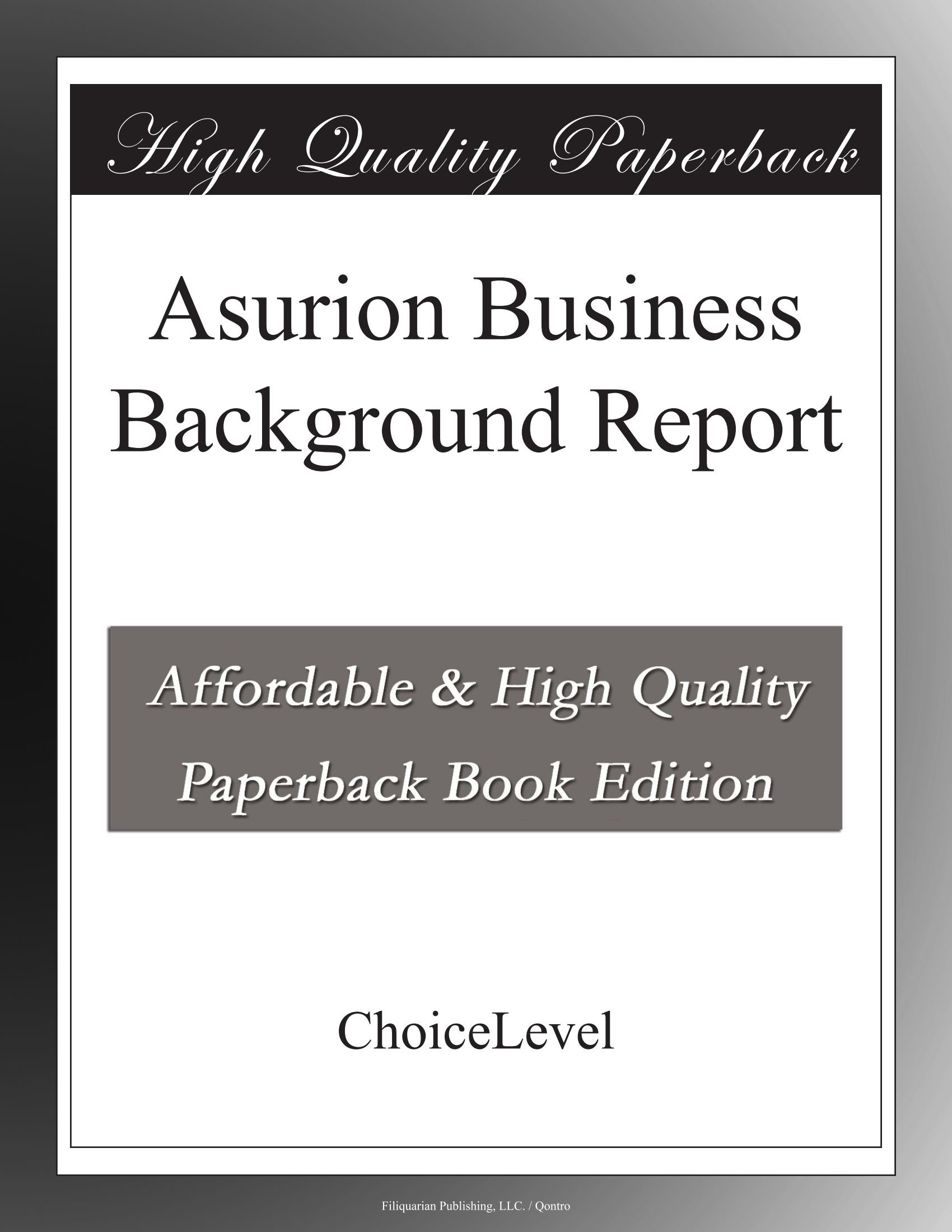 Asurion Business Background Report