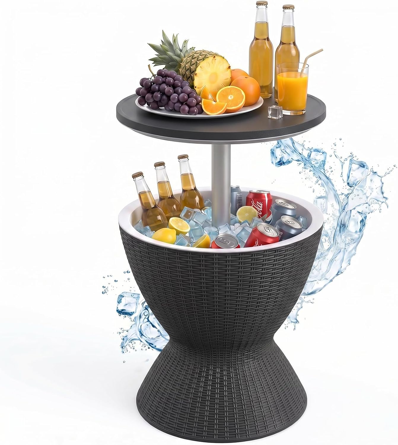 Patio Bar Table with Cooler.