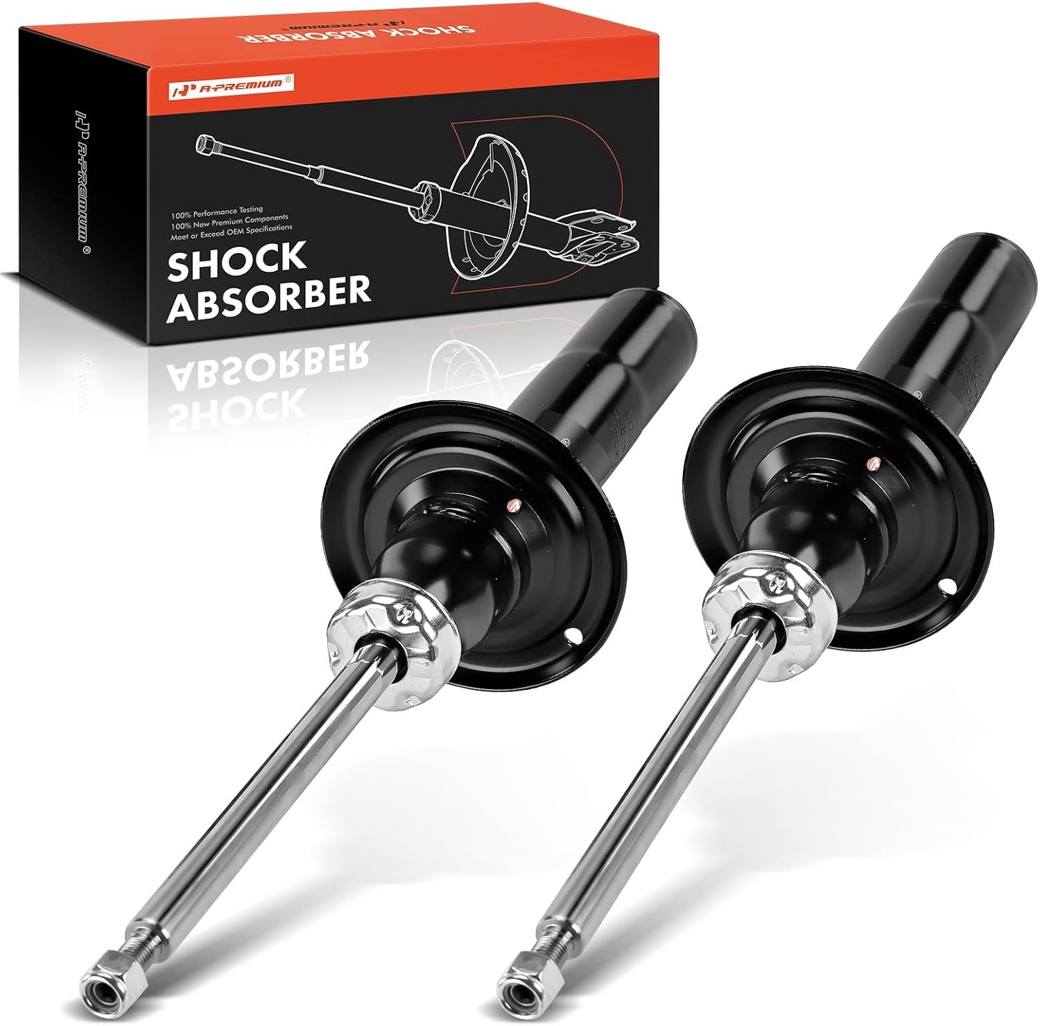 A-Premium Front Pair (2) Strut Assembly Compatible with Audi A6 Quattro 2012-2018, A7 Quattro 2012-2018, Driver and Passenger Side