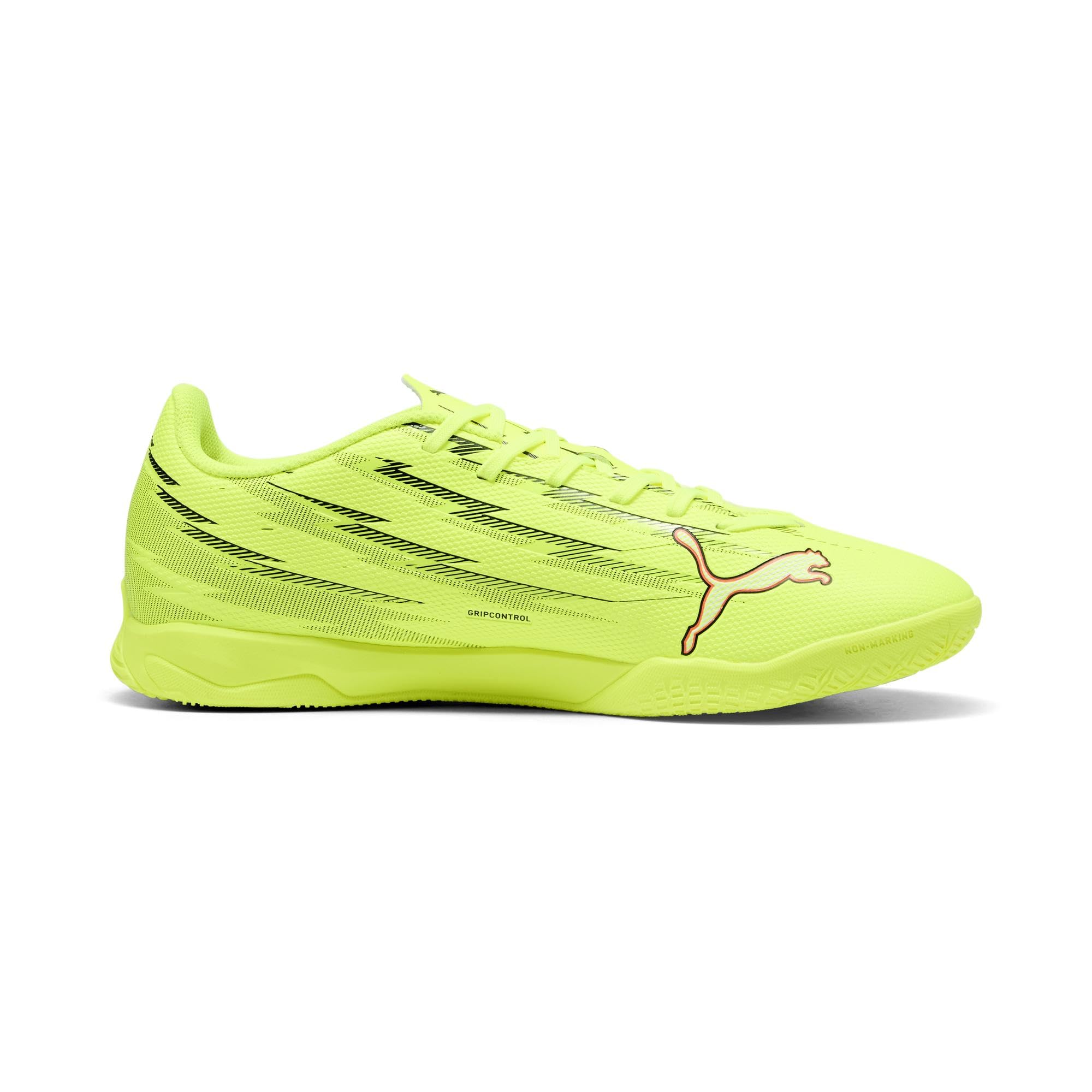 Puma Ultra 6 Play IT - Tenis de fútbol Unisex, Alerta Amarilla, Negro, Rojo Brillante, Lima exprimida, Talla 7 de Reino Unido, Yellow Alert Puma Black Glowing Red Lime Squeeze, 40.5 EU