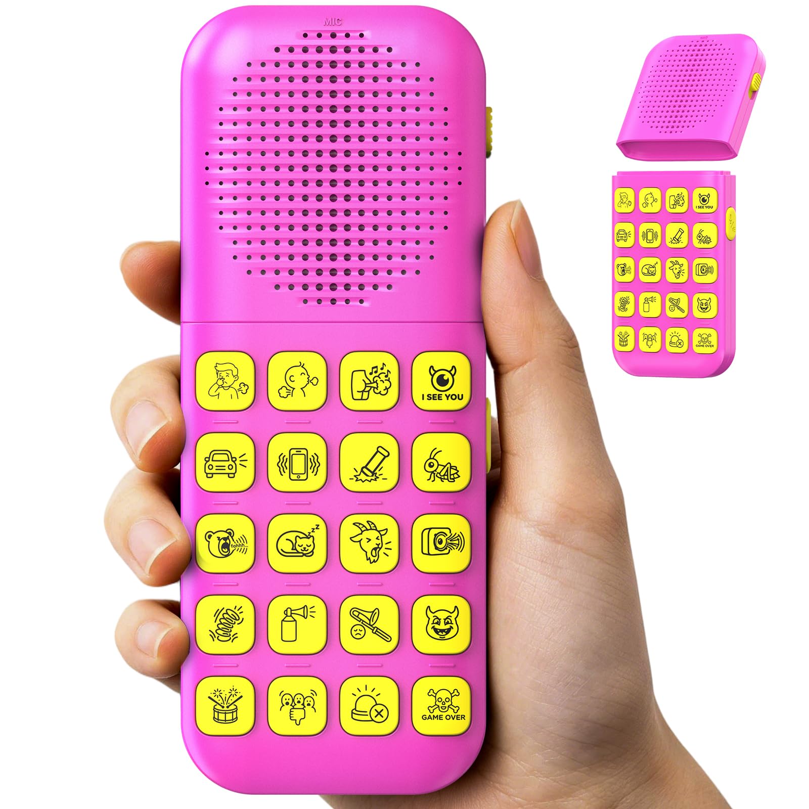 Sound Effects Machine with 20 Funny Sounds & 10s Voice Recorder