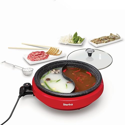 Starfrit 024425-002-0000 hot pot, 3.2-quart, Red