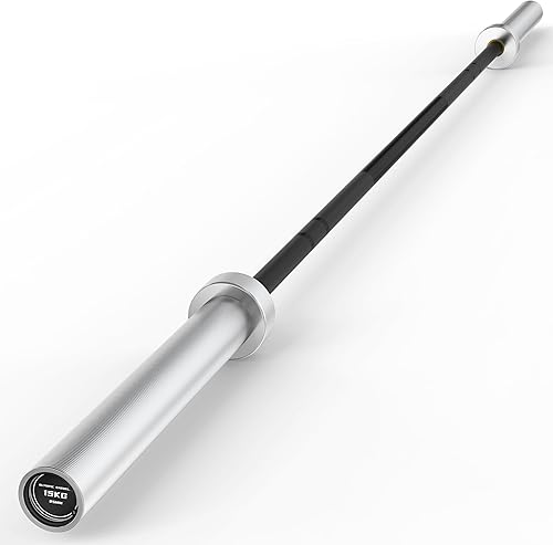 Miniatura 17 de Barra olímpica de 4 pies/4.9 pies/6 pies - Barra de peso de 2 pulgadas para entrenamiento de fuerza, levantamiento de pesas, sentadillas, peso Barra