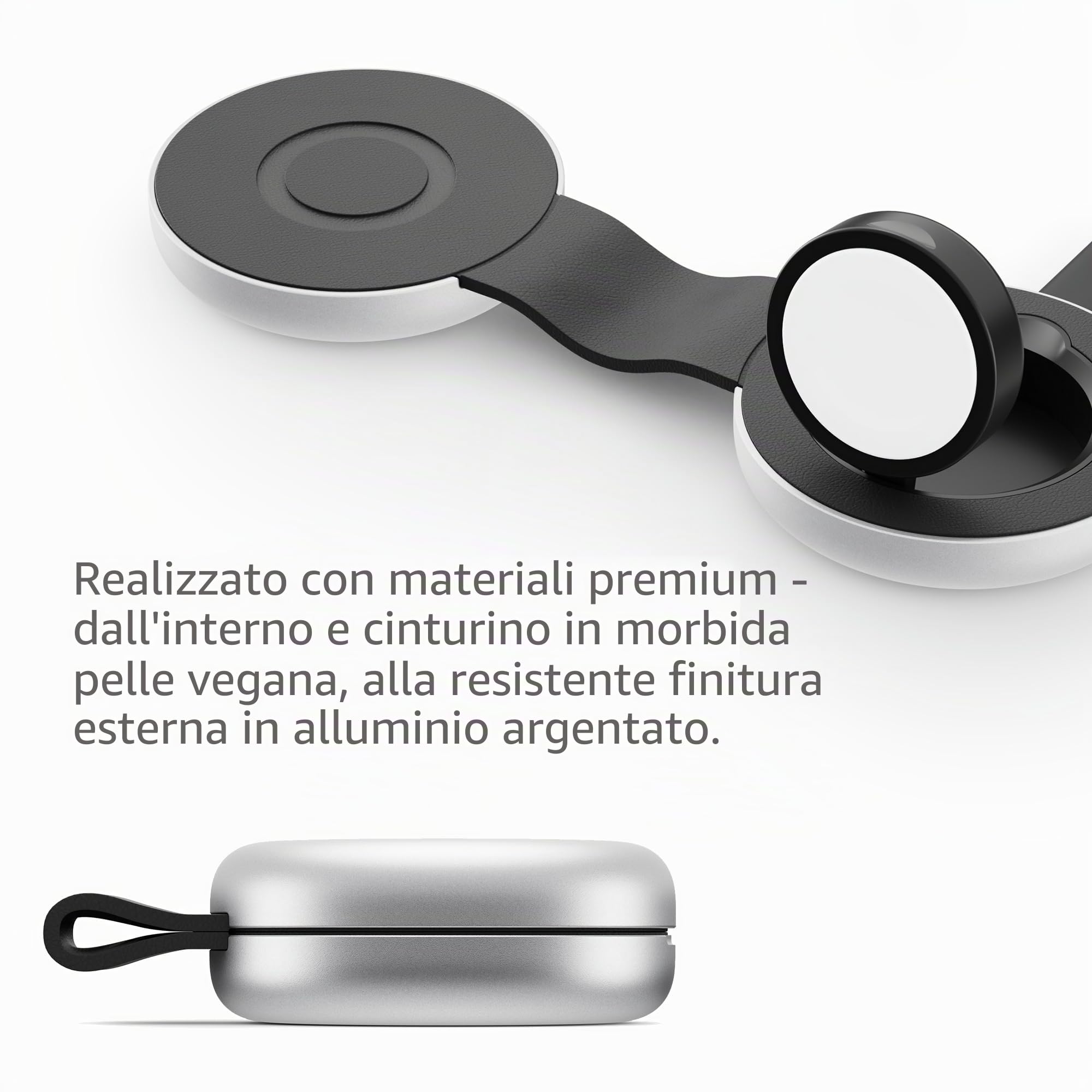 Twelve South Butterfly 2 in 1 Caricabatterie wireless compatto pieghevole con adattatore da viaggio, ricarica MagSafe Duo da 15 W per iPhone, Airpods e Apple Watch