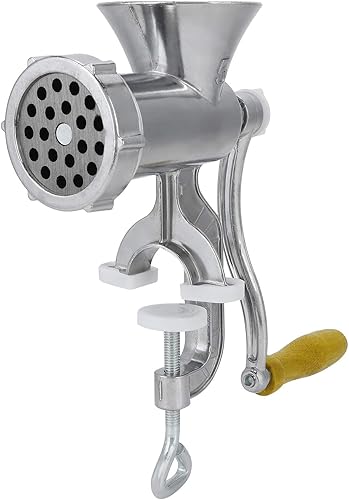 Picadora manual de carne para el hogar, máquina de salchichas de aleación de aluminio macizo, kit de molienda de carne con manivela, picadora de