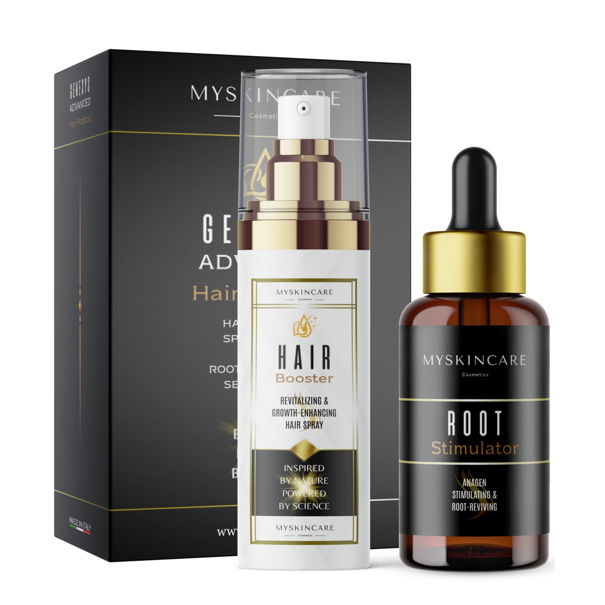 HEMP PHYTOMEDICAL - GENESYS Kit - Spray anticaduta + Siero Ricrescita