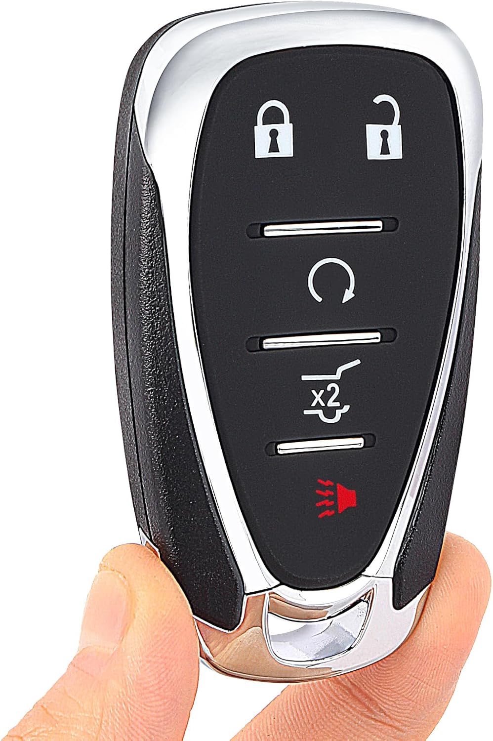 Keyecu Replacement Smart Remote Car Key Fob for Chevy Chevrolet Equinox 2018 2019 2020 2021 2022 2023 2024 HYQ4AA HYQ4AS 1551A-4AS 315MHz ID46Chip 5 Buttons