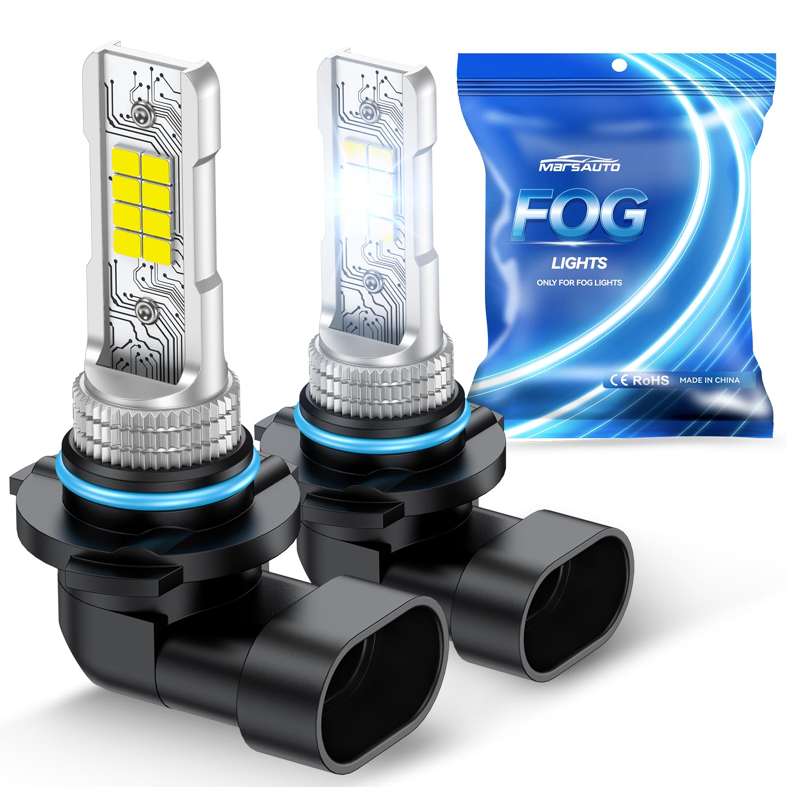 Marsauto H10/9140/9145 LED Fog Light Bulbs