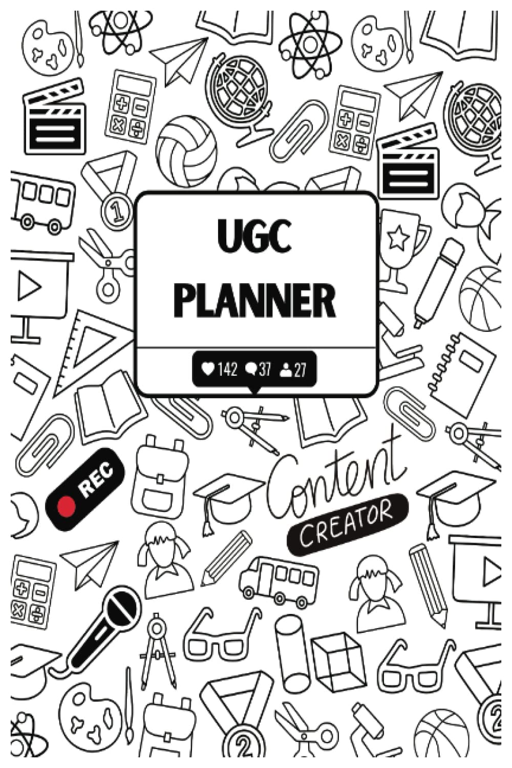 UGC Planner,Notebook,Daily Planner,UGC Content Creator,UGC Portofolio,UGC Deals, UGC Payment Tracker,UGC Work Planner: User generated content planner, Social Media planner, Monitor performance