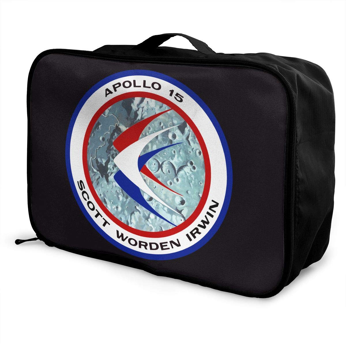 Apollo 15 Insignia Carry Lightweight Large Capacity Portable Hiking Luggage Trolley Bag