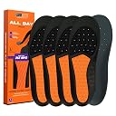 Sneakare All Day Comfort Insoles for Men & Women | Wave Cushion Arch Support Inserts | Anti-Fatigue, Odorless, Trim-to-Fit Shoe Insoles for Work, Walking & Daily Wear 4 Pairs (Large - UK7 to UK11.5) gallery image
