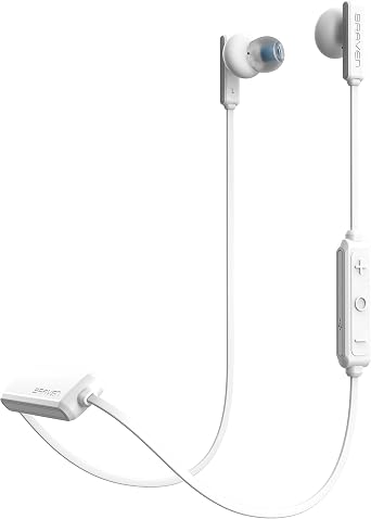 Braven Flye Sport - Water-Resistant, Bluetooth Earbud - White