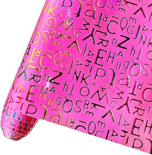 Miniatura 11 de HYANG - Hojas de piel sintética con letras plateadas en relieve, 1 rollo de 12 x 53 pulgadas, piel sintética muy adecuada para aretes de cuero