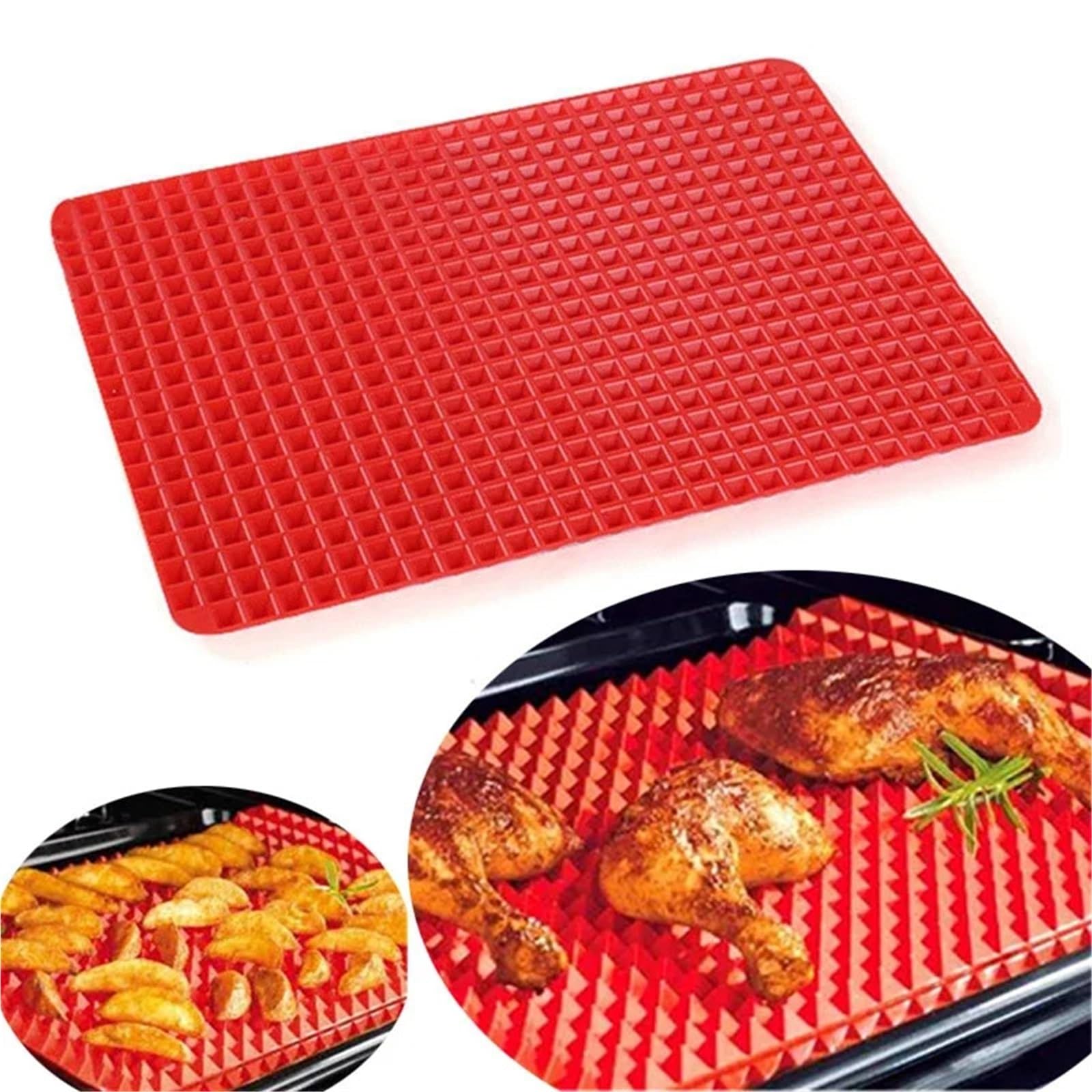 Tapete Para Horno Tapete multifuncional de silicona for Pizza, mantel individual for hornear en horno microondas, bandeja hoja, herramientas cocina for, moldes for, 2 uds