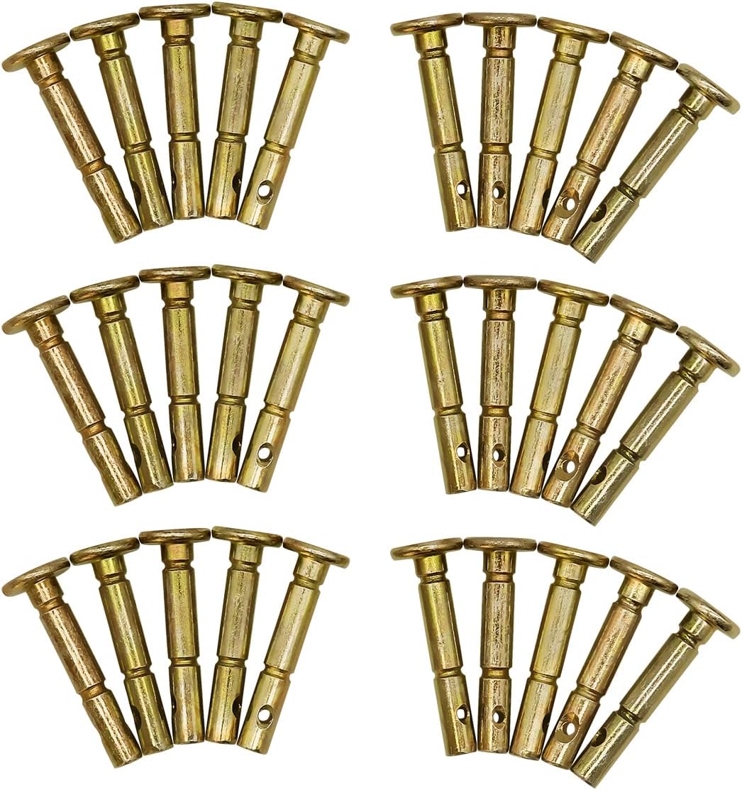 review HYYLU (30 Packs) 738-04124 Shear Pins & 714-04040 Cotter Pins, Fits for MTD Craftsman Cub Cadet Troy Bilt SnowBlowers 738-05273 Snow Throwers - 30 Pcs (1/4
