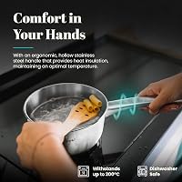 WECOOK! Rozsdamentes Edény 12 cm Indukciós 0,7 L Egyszemélyes 5