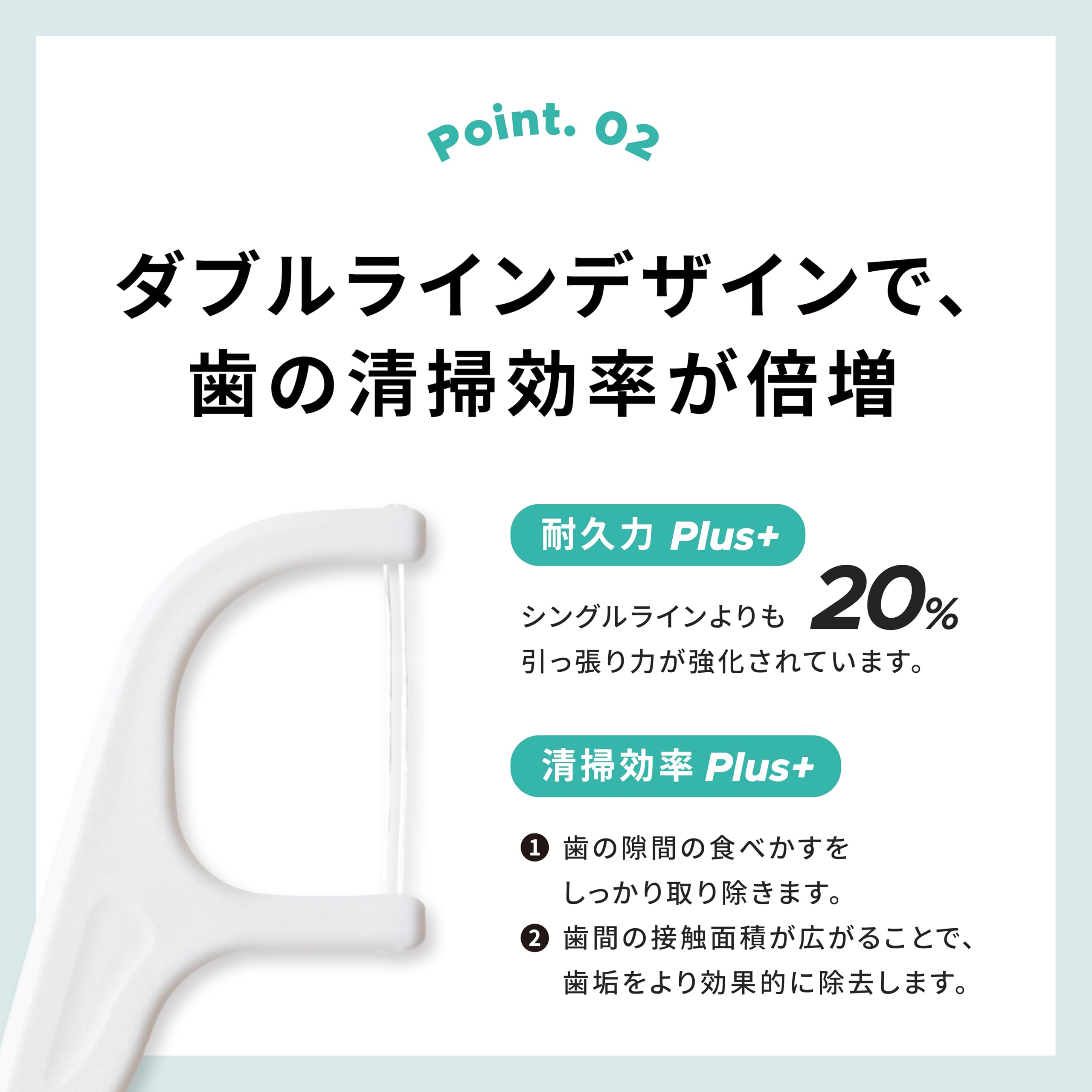 Amazon.co.jp: Piico(ピコ)シルキーフロスピック。歯間の掃除がし