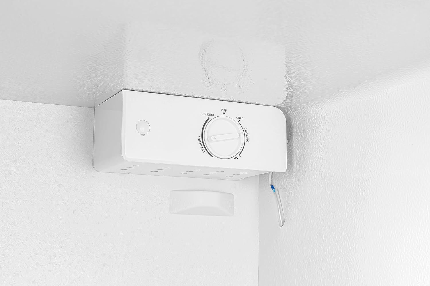 KoolMore KM-RUF-7S-SS 7 Cu. Ft. Garage Ready Convertible Upright Manual Defrost Freezer/Refrigerator in Stainless Steel 7 cu. ft. Stainless Steel image 8 of 10 B0DMWXQJK3