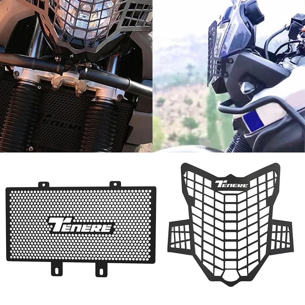 Schutzabdeckung Schutz FÜR XT660Z Tenere XTZ660 XT 660Z XT660 Z 2008-2016 2009 2010 Motorrad Scheinwerfer Kühler Schutz Grille abdeckung