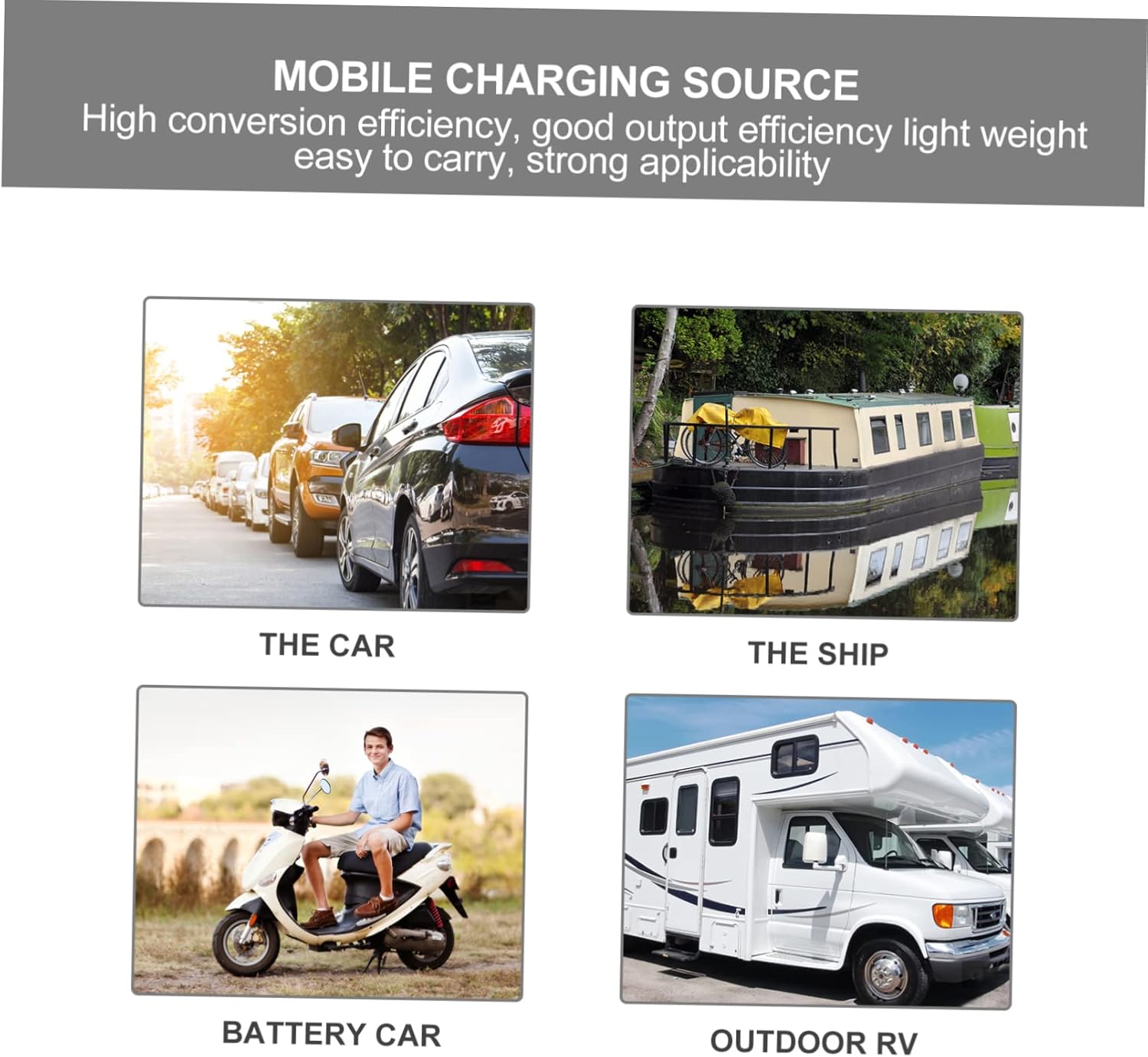 Solar Panel Power Bank Solar Charger Portable Generator Outdoor Charger