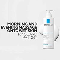 Vista 21 de La Roche-Posay Toleriane - Limpiador facial suave e hidratante, limpiador facial hidratante con niacinamida + ceramidas, lavado facial diario