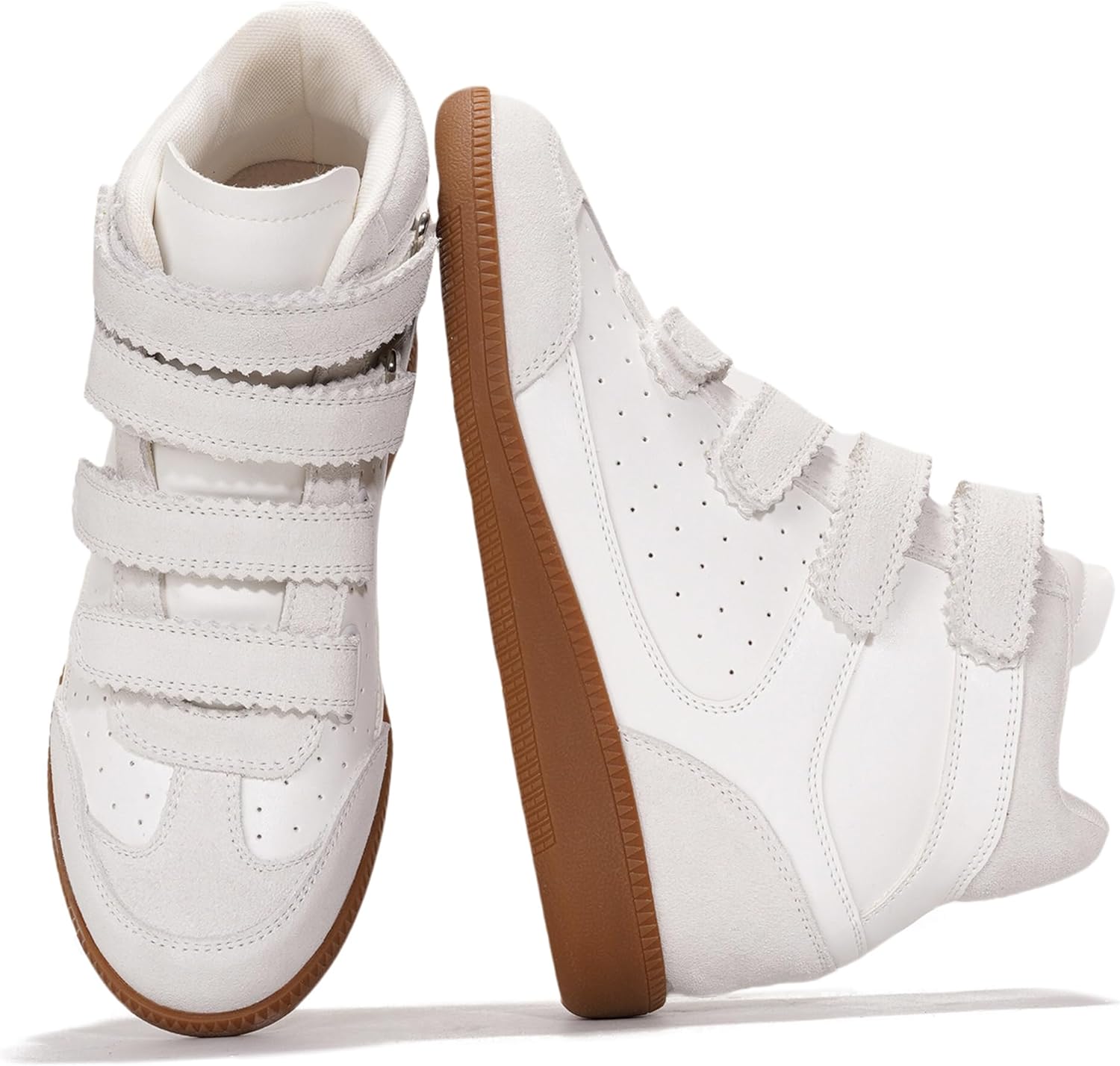 Project Cloud Wedge Sneakers for Women – Memory Foam Insole Womens Sneakers – Lightweight & Hi Top Womens Shoes – Stylish Spring Shoes for Women 2026 (Marant)