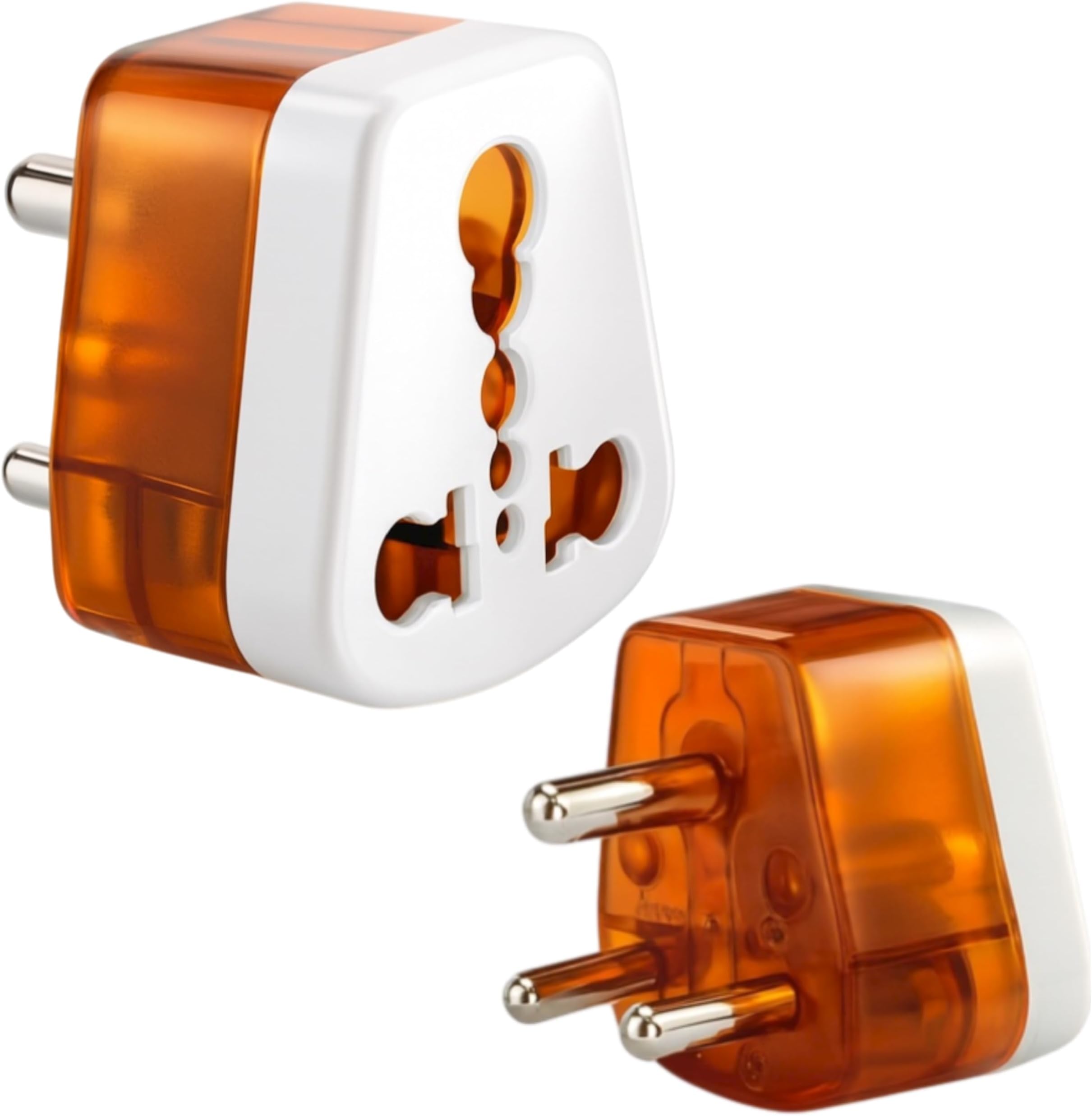 KAVANA 16amp Converter Plug for India (Pack of 1) 6ampere to 16ampere 3-Pin International Socket for Big Size 16 A Plug Top (Use 16amp Devices in 6amp Socket) for Geysers A/C Microwave Refrigrator