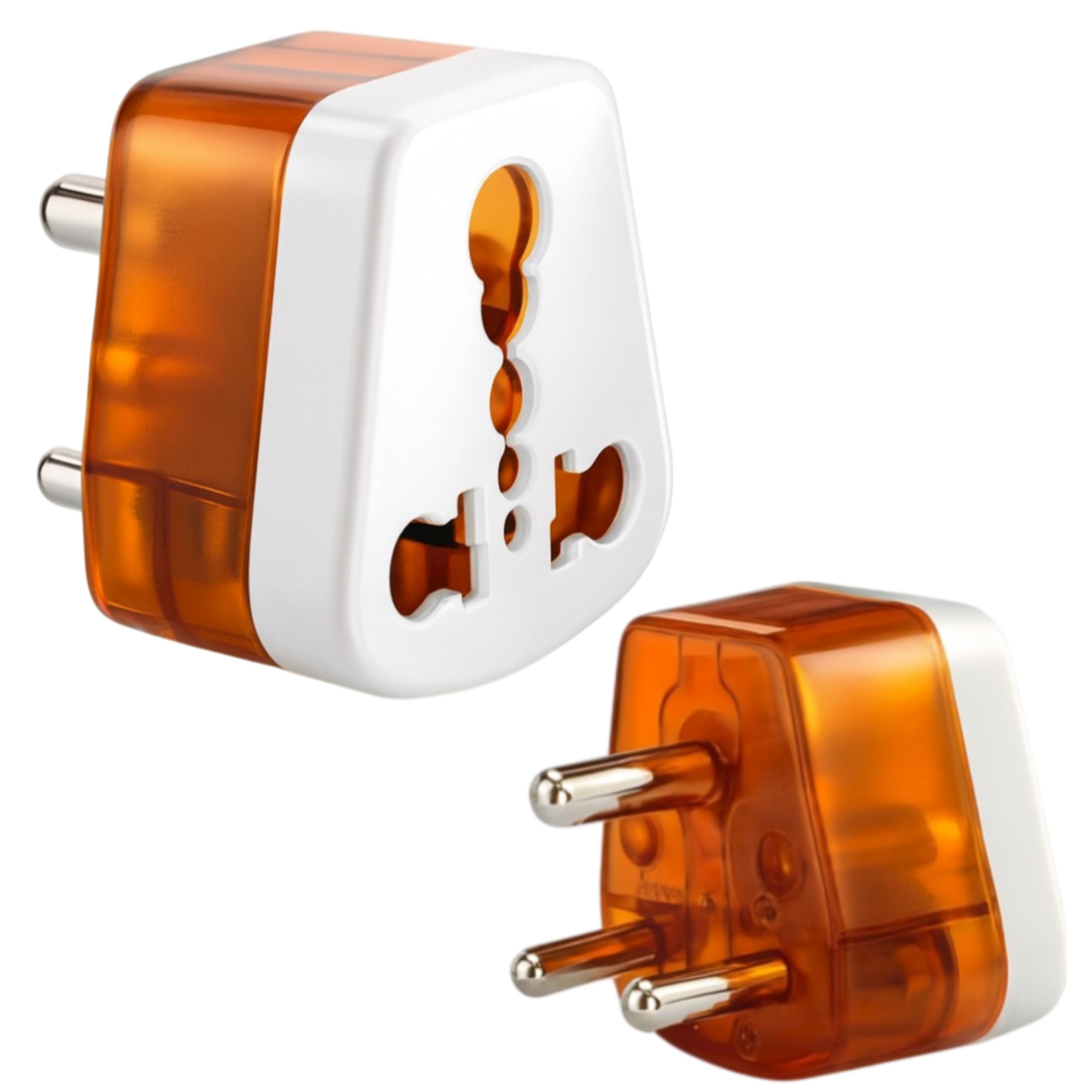 KAVANA Silk 6 amp to 16 amp converter/Conversion Plug (5-16A) Converts 6A Socket to 16A Socket for Geysers, A/C,Refrigrator,Microwave,etc for Indian and International Plugs.