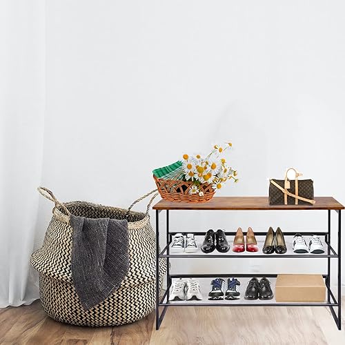 Miniatura 8 de Garden 4 you Organizador de zapatos de 2 niveles de almacenamiento de zapatos independientes, moderno estante de zapatos ajustable inclinable de