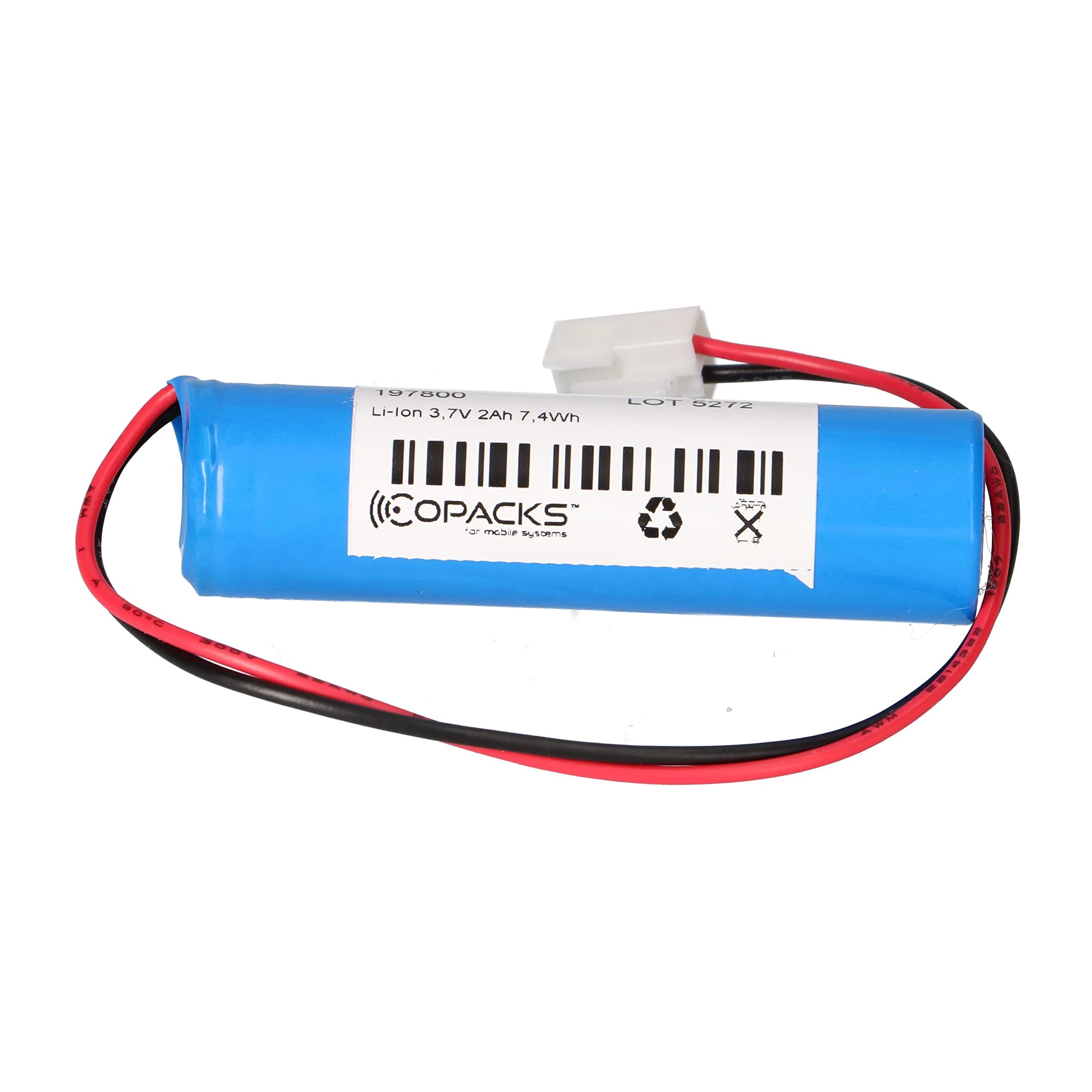 Batteria di ricambio agli ioni di litio CEAG 40071353666 40071353398